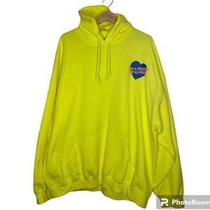 Gilden Alfred Coffee Lime Green Hoodie- Limited Edition Sweatshirt